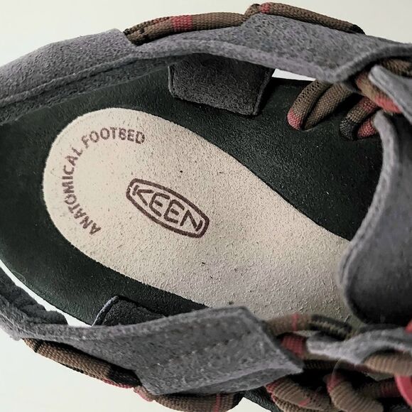 KEEN Uneek ParaCord Bungee Sandals Brown Red Black Mens 10 main image 6